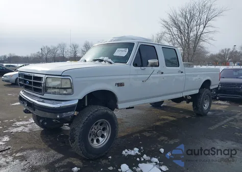 1997 Ford F-350 Xl из США, поврежденный, VIN 1FTJW36F8VEB00406